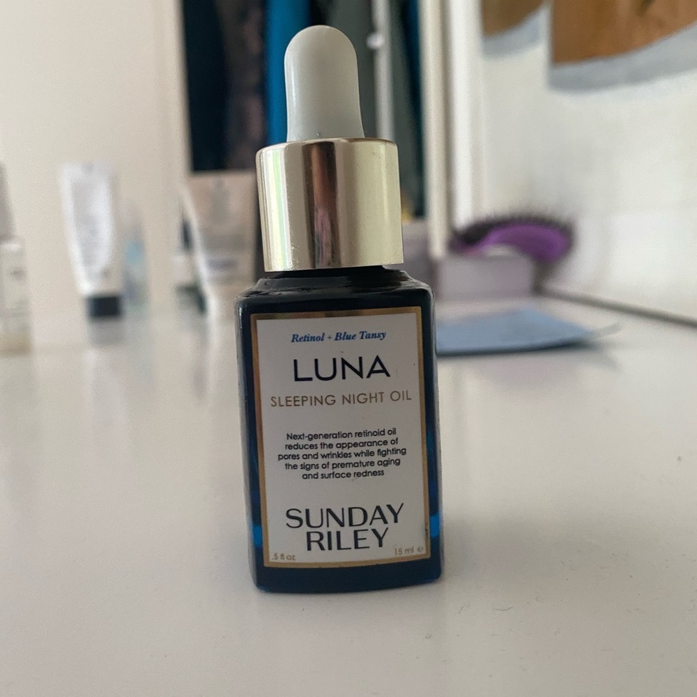 15ml LUNA sleeping night oil by Sunday Riley.